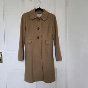 Old Navy Tan Trench Coat with Button Detail Women's Small